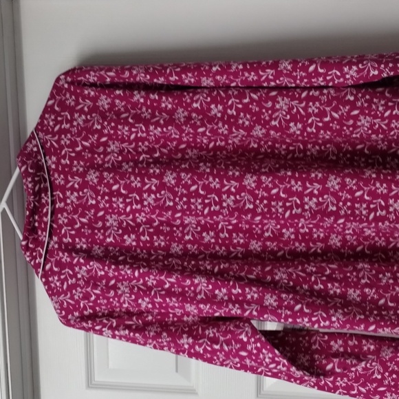 Croft & Barrow women sleepwear shirt size XXL button down - Picture 4 of 4